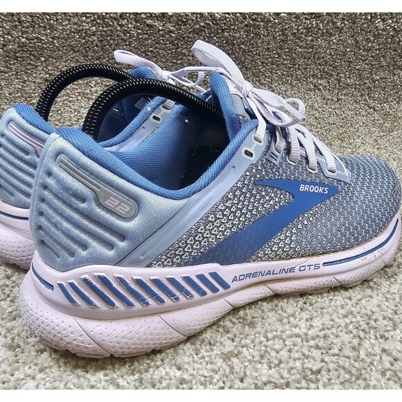 Brooks Ladies 9B Adrenaline GTS 22 Blue Purple/Lilac Running Shoes Gym Sneakers - Picture 7 of 16